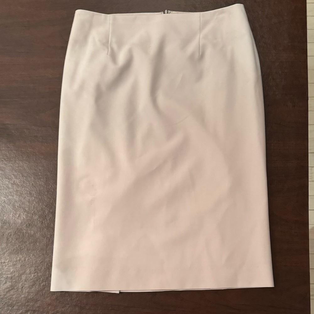 Theory Golda 2 Urban Cream Pencil Skirt Size 0